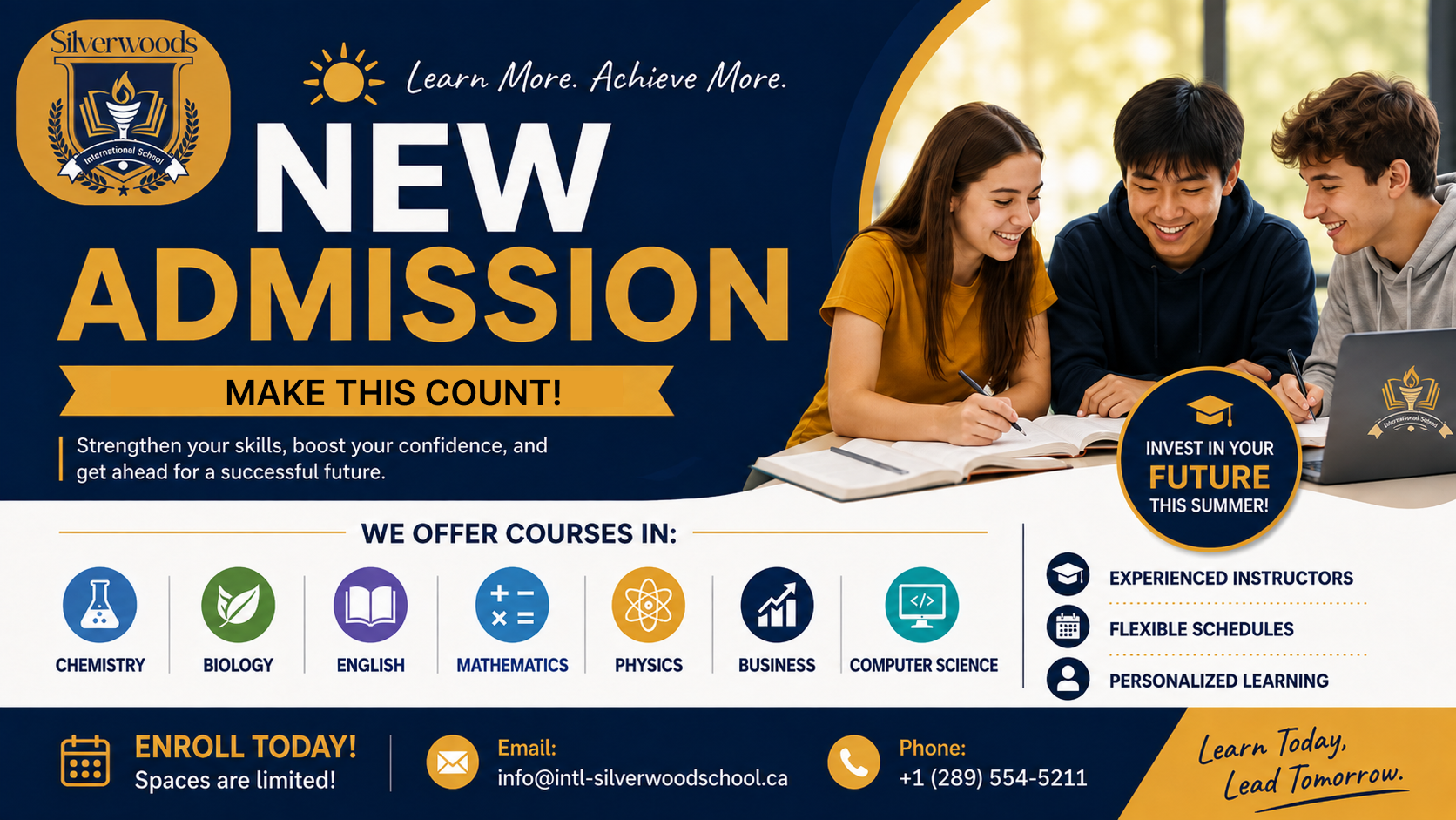 New Admission Courses