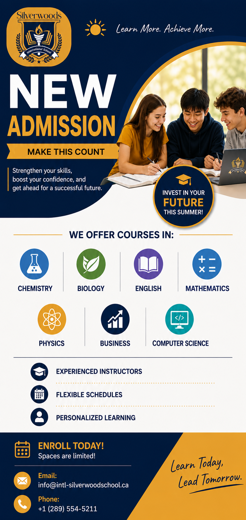 New Admission Courses
